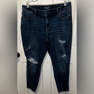 Maurice's Women's Size XL Skinny Jeans with some destruction